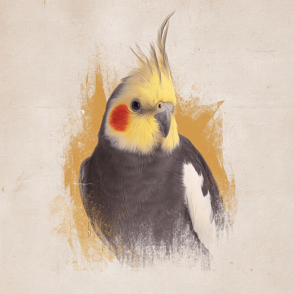 1990s grunge flyer pet portrait example