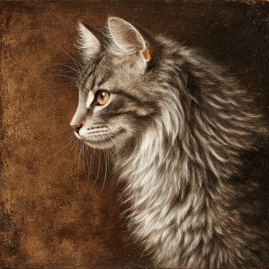 Realism (19th‑century) pet portrait example