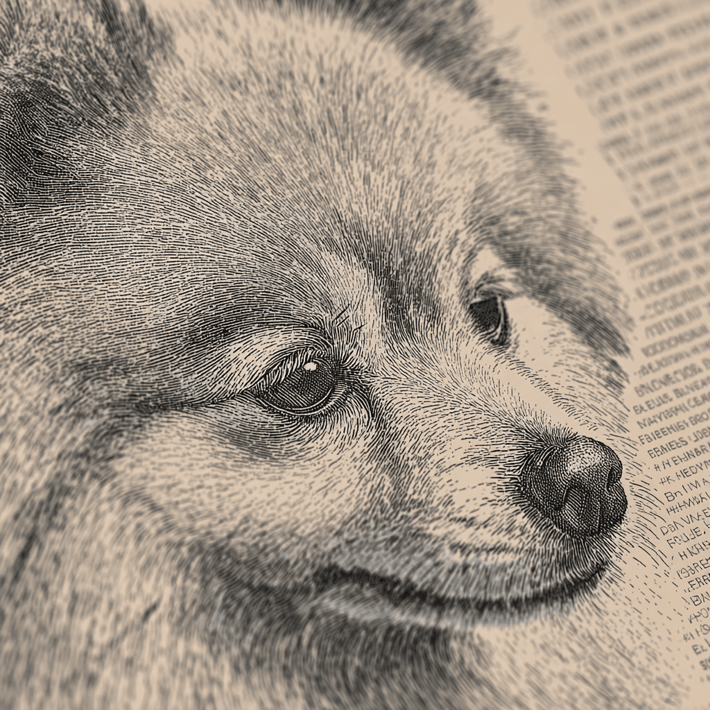 Swiss International Typographic Style pet portrait example