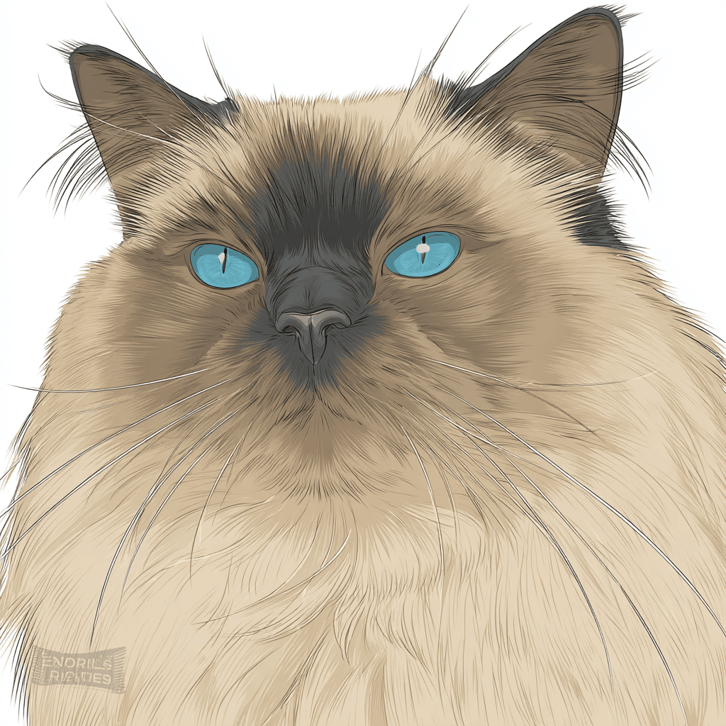 1950s pin‑up illustration pet portrait example