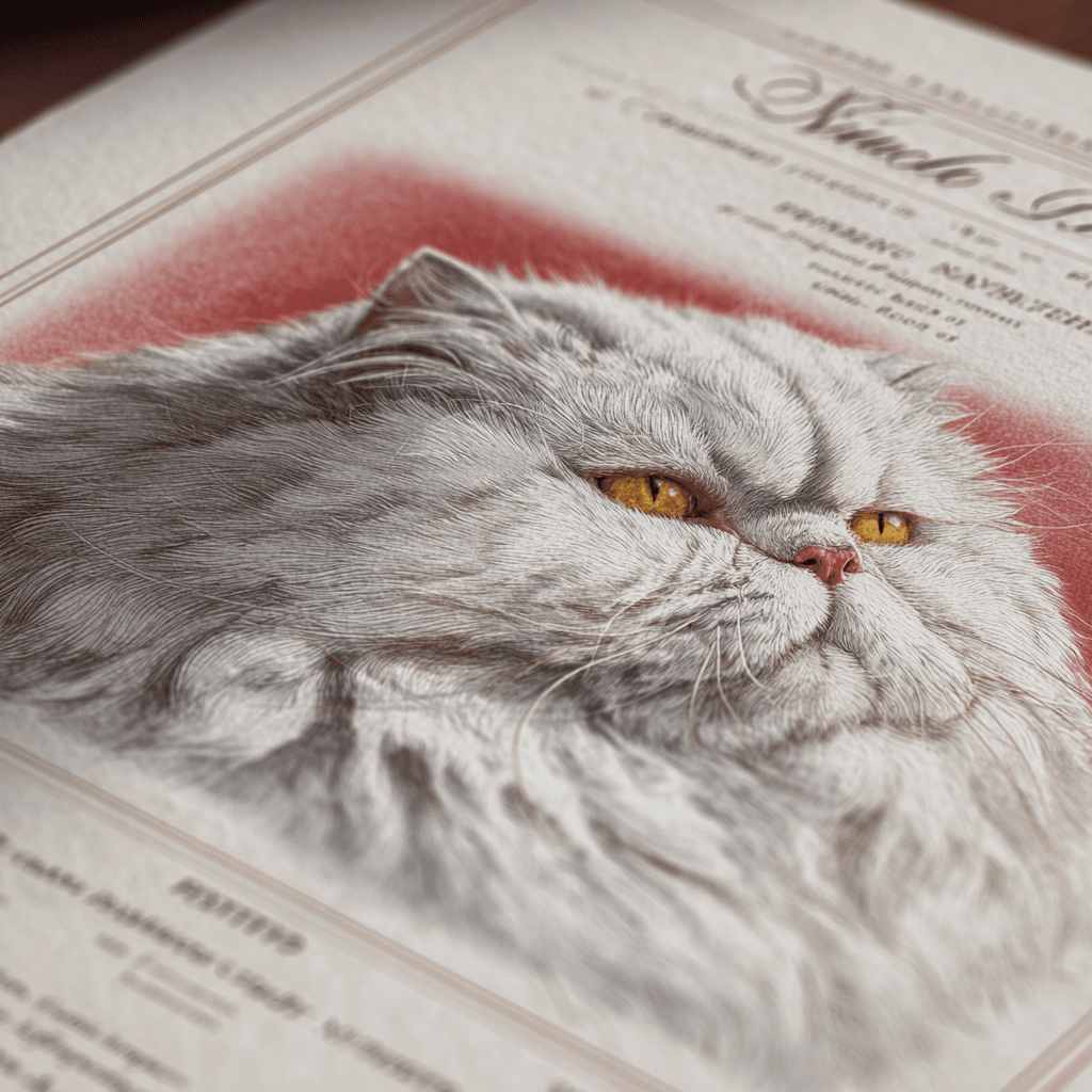 Scientific field guide plate pet portrait example